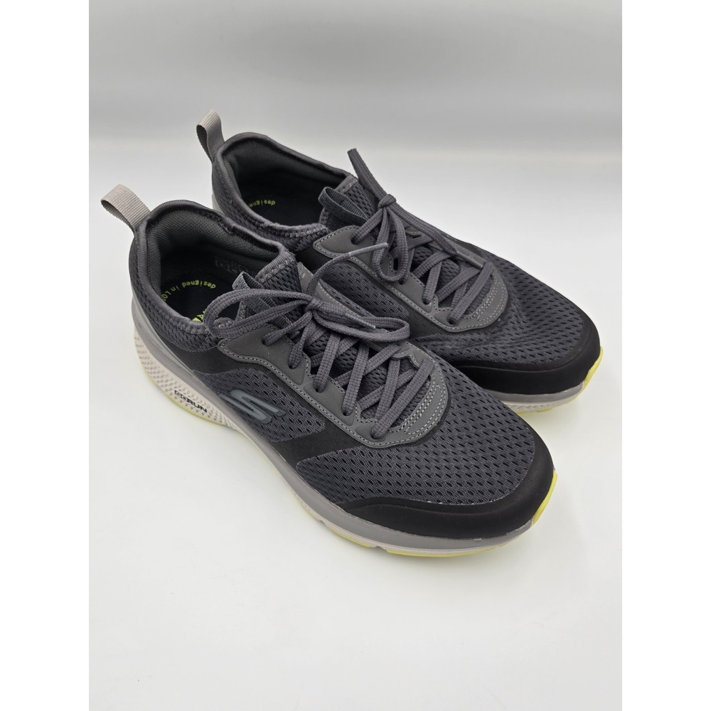 Skechers Women's Size 8.5 Gray Go Run Air‎ Cooled Gogo Mat MStrike Running Shoes